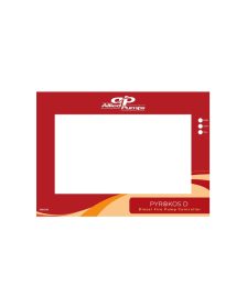 Pyrokos D Label, Face Plate, Die-Cut