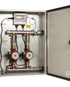 Allied Pumps Hot Water Circulation Pumpset Model APHWPE-N2560-C with Thermakos Control - Enclosure